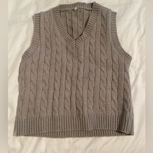 Grey Sweater Vest